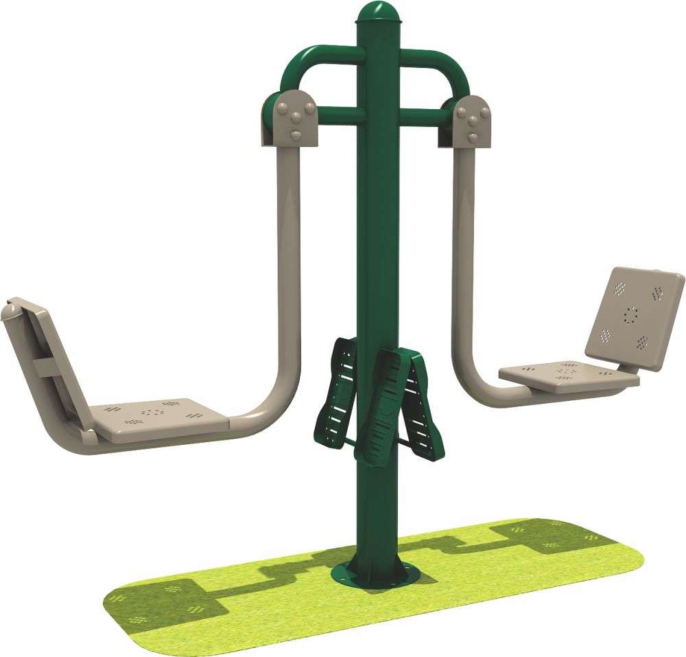 乐鱼leyu健身器材 限位双人坐