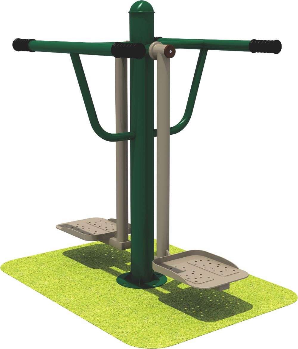 乐鱼leyu健身器材 限位双人浪