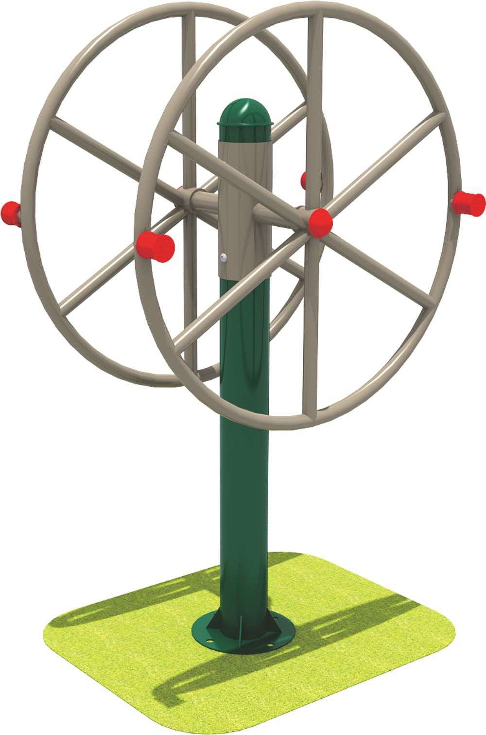 乐鱼leyu健身器材 旋转风轮