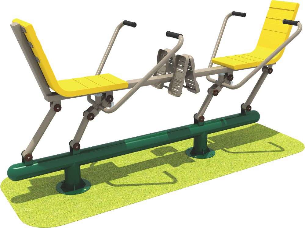 乐鱼leyu健身器材 双人坐推器