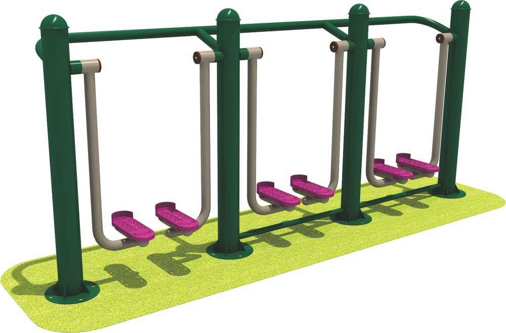 乐鱼leyu健身器材 三人漫步机